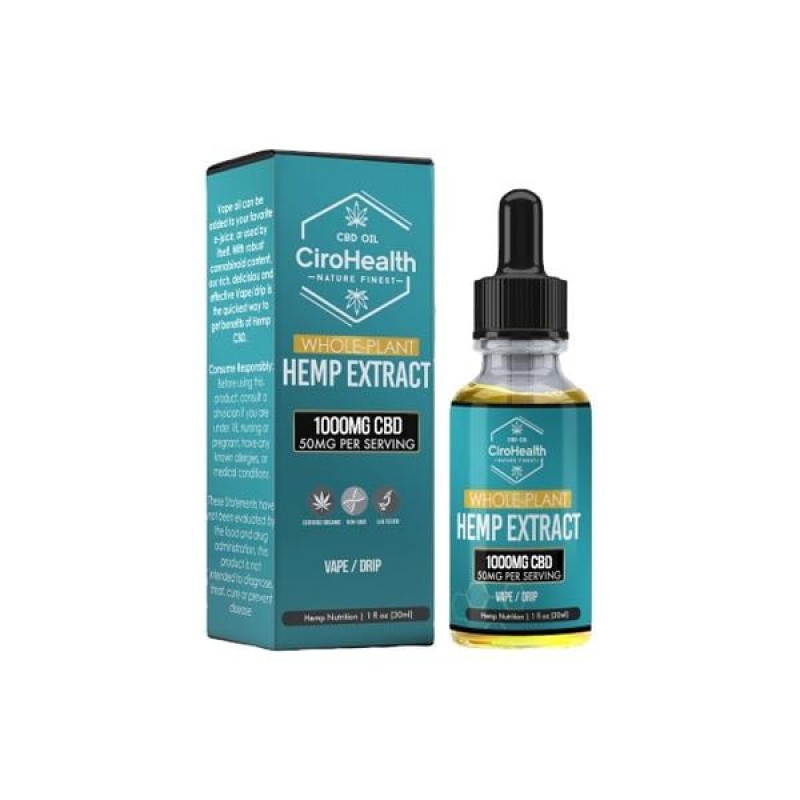 Ciro Health Full Spectrum 1000mg CBD Vape – ...