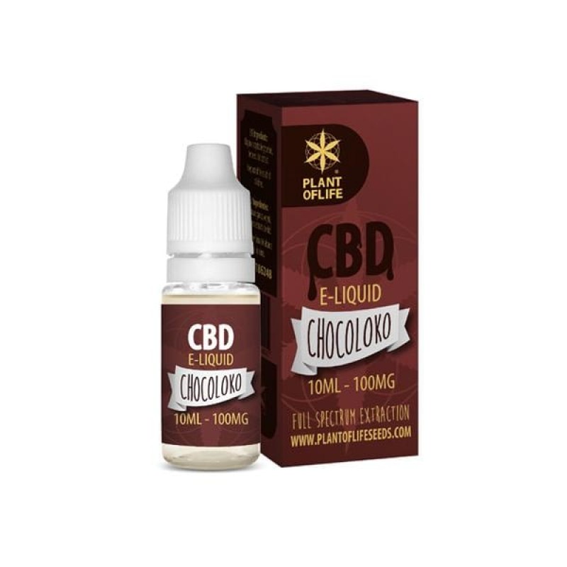 Plant Of Life 100mg CBD Vaping Liquid 10ml (50PG/5...